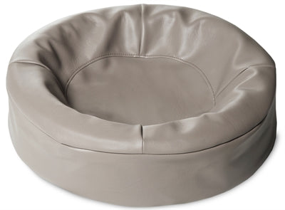 Bia Bett Kunstlederbezug Hundekorb Taupe