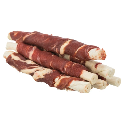 Trixie Denta Fun Marmorierte Rindfleisch-Kaurollen