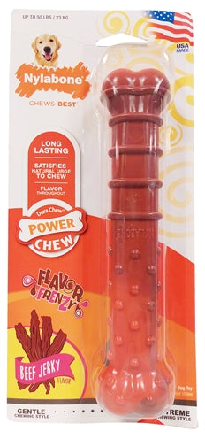 Nylabone Textured Dura Chew Beef Jerkey Für Harte Bisse