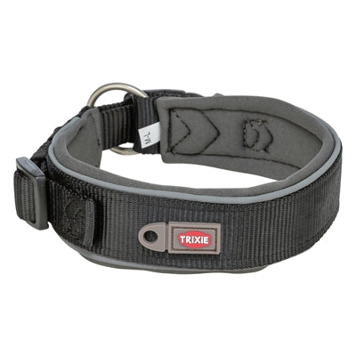 Trixie Hund Extra Breit Schwarz / Graphitgrau