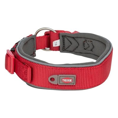 Trixie Hund Extra Breit Rot / Graphitgrau
