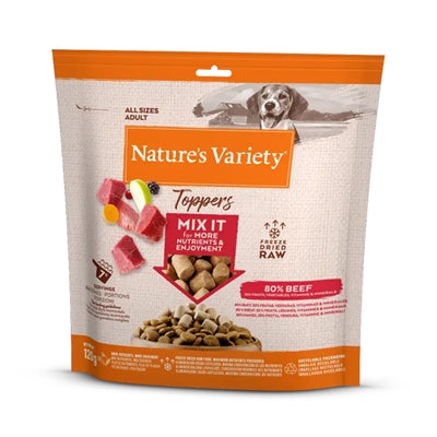Natures Variety Gefriergetrocknete Toppers Rindfleisch