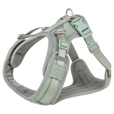 Trixie Hundegeschirr Premium Flexmesh Breite Brust Salbeigrün