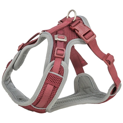 Trixie Hundegeschirr Premium Flexmesh Breite Brust Sangria