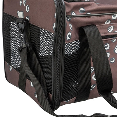 Trixie Hundetasche Adrina Mit Druck Braun