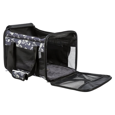 Trixie Hundetasche Adrina Mit Druck Schwarz