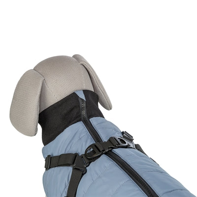 Trixie Hundemantel Pontis Mit Geschirr Blau-Grau