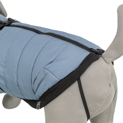 Trixie Hundemantel Pontis Mit Geschirr Blau-Grau