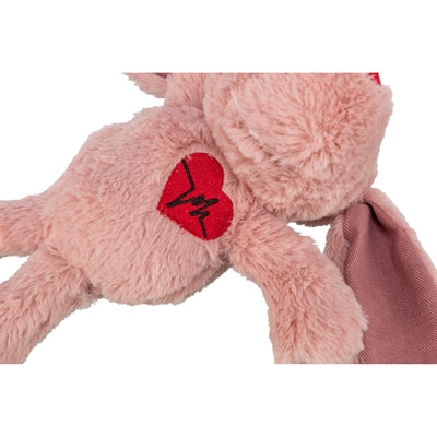 Trixie Hund Herz Plüsch Rosa